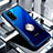 Silicone Transparent Mirror Frame Case 360 Degrees with Magnetic Finger Ring Stand for Huawei Honor V30 Pro 5G