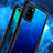 Silicone Transparent Mirror Frame Case 360 Degrees with Magnetic Finger Ring Stand for Huawei Honor V30 Pro 5G