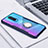 Silicone Transparent Mirror Frame Case 360 Degrees with Magnetic Finger Ring Stand for Oppo R17 Pro