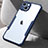 Silicone Transparent Mirror Frame Case Cover for Apple iPhone 15