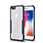 Silicone Transparent Mirror Frame Case Cover for Apple iPhone 6 Plus Blue