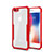 Silicone Transparent Mirror Frame Case Cover for Apple iPhone 6 Plus Red