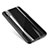 Silicone Transparent Mirror Frame Case Cover for Apple iPhone Xs Black