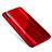 Silicone Transparent Mirror Frame Case Cover for Apple iPhone Xs Red