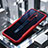 Silicone Transparent Mirror Frame Case Cover for Oppo Reno2 Z Red