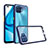 Silicone Transparent Mirror Frame Case Cover for Oppo Reno4 F