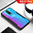 Silicone Transparent Mirror Frame Case Cover for Oppo RX17 Pro Black