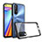 Silicone Transparent Mirror Frame Case Cover for Realme Narzo 20 Pro