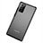 Silicone Transparent Mirror Frame Case Cover for Samsung Galaxy Note 20 5G