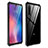 Silicone Transparent Mirror Frame Case Cover for Xiaomi Mi 9 Black