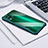 Silicone Transparent Mirror Frame Case Cover H01 for Huawei Nova 6 SE Green