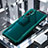 Silicone Transparent Mirror Frame Case Cover H01 for Xiaomi Mi Note 10 Pro Green