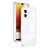 Silicone Transparent Mirror Frame Case Cover H01P for Motorola Moto E13