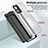 Silicone Transparent Mirror Frame Case Cover H01P for Motorola Moto E13