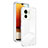 Silicone Transparent Mirror Frame Case Cover H01P for Motorola Moto Edge 40 5G White
