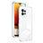 Silicone Transparent Mirror Frame Case Cover H01P for Motorola Moto Edge 40 Pro 5G White