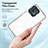 Silicone Transparent Mirror Frame Case Cover H01P for Motorola Moto Edge Plus (2023) 5G