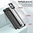 Silicone Transparent Mirror Frame Case Cover H01P for Motorola Moto G13