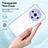 Silicone Transparent Mirror Frame Case Cover H01P for Realme 11 Pro 5G