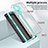 Silicone Transparent Mirror Frame Case Cover H01P for Realme C33