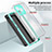 Silicone Transparent Mirror Frame Case Cover H01P for Realme C53