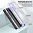 Silicone Transparent Mirror Frame Case Cover H01P for Realme C55