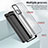 Silicone Transparent Mirror Frame Case Cover H01P for Samsung Galaxy Jump3 5G