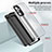 Silicone Transparent Mirror Frame Case Cover H01P for Samsung Galaxy S21 FE 5G