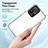 Silicone Transparent Mirror Frame Case Cover H01P for Xiaomi Mi 11T 5G