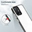 Silicone Transparent Mirror Frame Case Cover H01P for Xiaomi Mi 11T Pro 5G