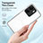 Silicone Transparent Mirror Frame Case Cover H01P for Xiaomi Poco C65