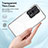 Silicone Transparent Mirror Frame Case Cover H01P for Xiaomi Poco F5 Pro 5G