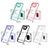 Silicone Transparent Mirror Frame Case Cover H01P for Xiaomi Poco X3