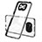 Silicone Transparent Mirror Frame Case Cover H01P for Xiaomi Poco X3