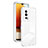 Silicone Transparent Mirror Frame Case Cover H01P for Xiaomi Redmi K60 5G White