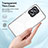 Silicone Transparent Mirror Frame Case Cover H01P for Xiaomi Redmi Note 11T Pro 5G