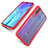 Silicone Transparent Mirror Frame Case Cover H02 for Huawei Honor 20 Lite