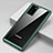 Silicone Transparent Mirror Frame Case Cover H02 for Samsung Galaxy Note 20 5G Green