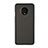 Silicone Transparent Mirror Frame Case Cover H03 for OnePlus 7T Black