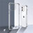 Silicone Transparent Mirror Frame Case Cover H04 for Apple iPhone 12