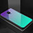 Silicone Transparent Mirror Frame Case Cover M01 for Huawei Mate 20 Cyan