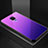 Silicone Transparent Mirror Frame Case Cover M01 for Huawei Mate 20 Purple