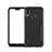 Silicone Transparent Mirror Frame Case Cover M01 for Huawei Nova 3e Black