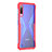 Silicone Transparent Mirror Frame Case Cover M01 for Huawei P Smart Pro (2019) Red
