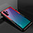 Silicone Transparent Mirror Frame Case Cover M01 for Huawei P30 Pro New Edition Red