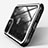 Silicone Transparent Mirror Frame Case Cover M03 for Apple iPhone 12 Mini