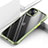 Silicone Transparent Mirror Frame Case Cover M03 for Apple iPhone 14 Plus