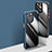 Silicone Transparent Mirror Frame Case Cover M03 for Apple iPhone 15 Pro