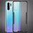 Silicone Transparent Mirror Frame Case Cover M03 for Huawei P30 Pro New Edition