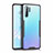 Silicone Transparent Mirror Frame Case Cover M03 for Huawei P30 Pro New Edition Black